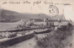 Delcampe - LE TEIL(BATEAU DE PENICHE) - Le Teil