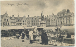 Delcampe - Brugge-Bruges - Grand Place 1910 - Brugge