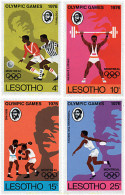 Delcampe - 27550 MNH LESOTHO 1976 21 JUEGOS OLIMPICOS VERANO MONTREAL 1976 - Lesotho (1966-...)