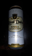 Delcampe - Lattina Italia - Birra Royal Duck - Leggera 50 Cl.  ( Vuota ) - Latas