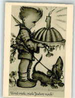 Delcampe - 10710275 - Nr. 4427 Verlag Josef Mueller Kind Kuchen Dackel  Glueckwunsch - Hummel