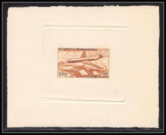 Delcampe - 0776 Epreuve D'artiste Artist Proof Saint Pierre Et Miquelon Y&t 25 Caravelle Avion (plane) Signé Signed Autographe - Imperforates, Proofs & Errors