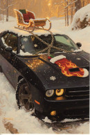 Delcampe - Old Classic Car - Suitable For Christmas Postcard   - Carte Postale Moderne - PKW