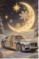 Delcampe - Old Classic Car - Suitable For Christmas Postcard   - Carte Postale Moderne - PKW