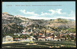 Delcampe - AK Cetinje / Cettigne, Blick Auf Die Gesamte Stadt - Montenegro