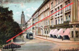 Delcampe - AK Leipzig  Schillerstraße Neues Rathaus Straßenbahn Cafe A Universitätsstraße Neumarkt Petersstraße Markgrafenstraße - Leipzig