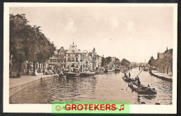 Delcampe - HAARLEM Gezicht Op 't Spaarne Platboomschepen  Ca 1925 ?   Péniches - Haarlem