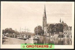Delcampe - HAARLEM R.K. Kerk Aan 't Spaarne Schepen  Ca 1925 ? - Haarlem