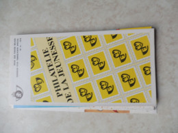 Delcampe - Belgique Belgie Feuillet Explicatif 1944  Tintin Kuifje Perfect  Avec Timbre 1979 Bd - Dépliants De La Poste