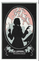Delcampe - THEME SILHOUETTE SILHOUETTISTE ILLUSTRATEUR MOZART CPA - Scherenschnitt - Silhouette