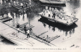 Delcampe - 49* ANGERS  Exercice De Pontage Du 6e Genie         RL48,0543 - Manöver