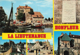 Delcampe - [-15%] FRANCE - Honfleur - Multivues - Lieutenance - Vieux Bassin - Quai St Catherine - Barques - Animé - Emy - Carte Po - Honfleur