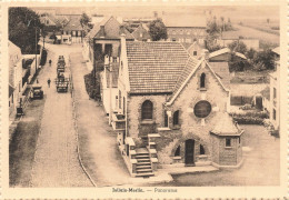 Delcampe - [-15%] BELGIQUE - Jollain Merlin - Panorama - Attelage - Chevaux - Voiture - Rue - Animé - Carte Postale Ancienne - Brunehaut