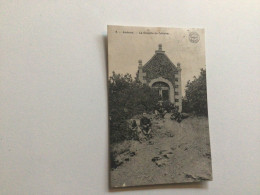 Delcampe - Carte Postale Ancienne Andenne La Chapelle Du Calvaire (avec Enfants De L’époque) - Andenne