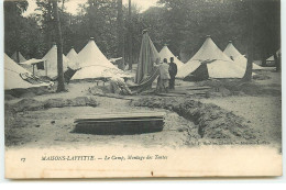 Delcampe - MAISONS-LAFFITTE - Le Camp - Montage Des Tentes - Maisons-Laffitte