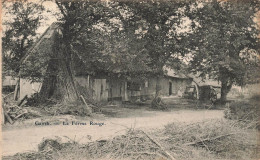Delcampe - [-20%] BELGIQUE - Genck - La Ferme Rouge - Charrette - Animé - Phot E Desaix Bruxelles- Carte Postale Ancienne - Genk