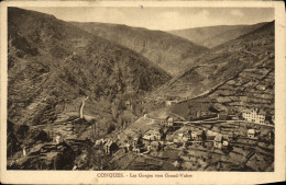 Delcampe - CPA Conques Les Gorges Vers Grand Vabre - Conques Sur Orbiel
