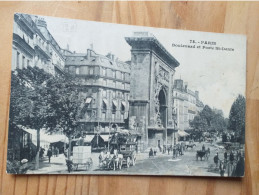 Delcampe - Paris - Boulevard Et Porte Saint Denis - Paris (10)