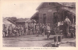 Delcampe - CAMP DE MAILLY DISTRIBUTION DE LA SOUPE A LA ROULANTE - Kasernen