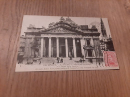Delcampe - Postkaart - Carte Postale - Bruxelles Brussel - La Bourse De Beurs - The Stock-Exchange - Boulevard Anspach - 1920 - Monumenti, Edifici