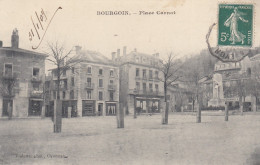 Delcampe - CP BOURGOIN ISERE 38 - PLACE CARNOT - Bourgoin