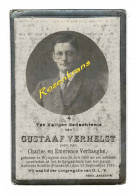 Delcampe - Gustaaf Verhelst Gesneuvelde Soldaat WW1 WWI Wingene Auvours Souitte France 1918 Verhaeghe Doodsprentje Bidprentje - 1914-18