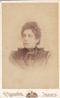 Delcampe - TRIESTE: CDV  Foto Di Signora - Studio Fotogr. G. Franceschini 1900 - Trieste (Triest)