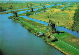Delcampe - [-20%] PAYS BAS - Kinderdijk - Panorama Molens Kinderdijk - Carte Postale - Kinderdijk