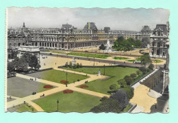 Delcampe - Paris : Perspective Sur Le Palais Du Louvre - Louvre