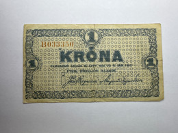 Delcampe - Iceland 1 Krona 1900 VF - Islande