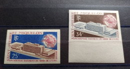 Delcampe - SPM ST-PIERRE ET MIQUELON SPM  1970 N°399/400  NON DENTELE** - Imperforates, Proofs & Errors