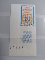 Delcampe - 1968 St Pierre Et Miquelon N°384 - Non Dentelé - Neuf ** Sans Charnière - TB - Imperforates, Proofs & Errors