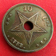 Delcampe - Congo Free State Belgian 10 Centimes 1888 Belgish - Sonstige & Ohne Zuordnung