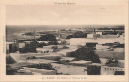 Delcampe - MAROC - Rabat - Oudaïas - Pointe De Salé - Bâtiments - Arbres - Paysage - Colline - Carte Postale Ancienne - Rabat