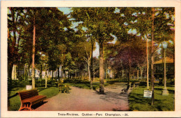 Delcampe - CPA  -   TROIS RIVIERES -   Parc Champlain - Trois-Rivières