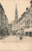 Delcampe - BELGIQUE - Bruxelles - Marché Aux Fromages - Flèche D Hôtel De Ville - Tramway - Animé - Carte Postale Ancienne - Märkte