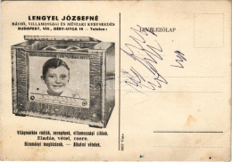 Delcampe - * T3 Lengyel Józsefné Rádió, Villamossági és Műszaki Kereskedés. Budapest, Déry Utca 16. Reklám / Hungarian Advertisemen - Non Classificati