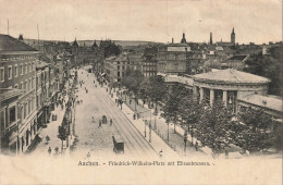 Delcampe - ALLEMAGNE -Aachen - Friedrich Wilhelm Platz Mit Elisenbrunnen - Animé - Carte Postale Ancienne - Aachen