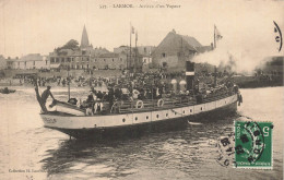 Delcampe - Larmor Baden * Arrivée D'un Bateau Vapeur , Le CECILE De Lorient - Larmor-Plage