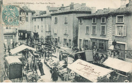 Delcampe - MIKIFP3-027- 69 CONDRIEU LA PLACE DU MARCHE - Condrieu