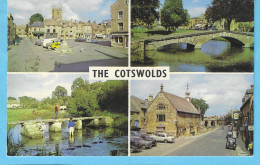 Delcampe - Bourton-on-The-Water-Cotswolds-Gloucestershire-Bridges Over River Windrush-Vintage Cars-cachet "Cheltenham-1967" - Cheltenham