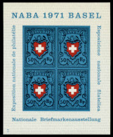 Delcampe - SCHWEIZ Block 21-07 Postfrisch S27A992 - Blocks & Kleinbögen