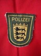 Delcampe - GERMANY POLICE POLIZIA ПОЛИЦИЯ POLIZEI POLICIA PATCH 90 Mm - Patches
