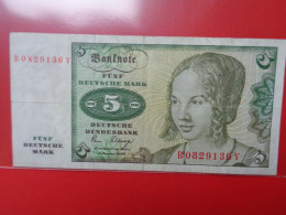 Delcampe - B.R.D 5 MARK 1980 Circuler (B.18) - 5 Deutsche Mark