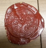 Delcampe - ANCIEN SCEAU CACHET DE CIRE / ADEL NOBLESSE  DE POTTER DE BOUTERSSEM  ( UIT VERZAMELING VANDEN  GRACHT ) - Manuskripte