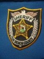 Delcampe - US SHERIFF PALM BEACH COUNTY PATCH 105mm - Patches