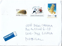 Delcampe - Finland Cover To Portugal - Briefe U. Dokumente