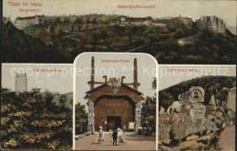 Delcampe - Thale Harz Bergtheater Walpurgis Restaurant Bismarckfelsen Homburgwarte - Thale