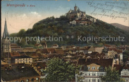 Delcampe - Wernigerode Harz Stadtansicht Schloss - Wernigerode