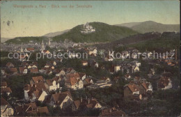 Delcampe - Wernigerode Harz Blick Von Der Sennhuette - Wernigerode